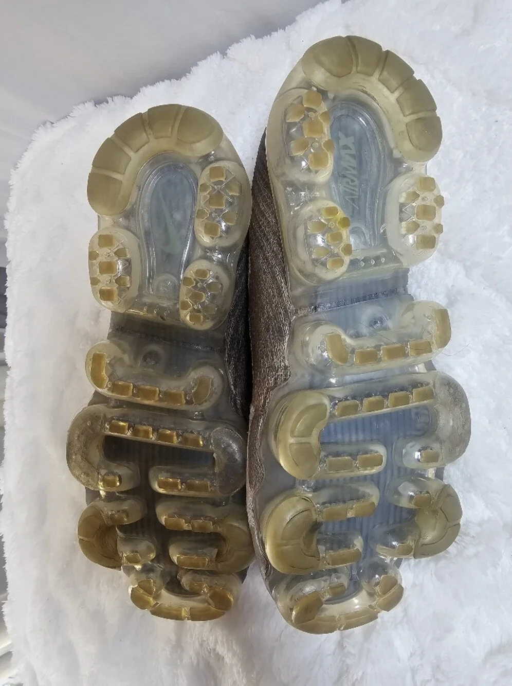 Nike Air VaporMax‎ Flyknit Moc - Dark Stucco Green (Women's Size 6.5)